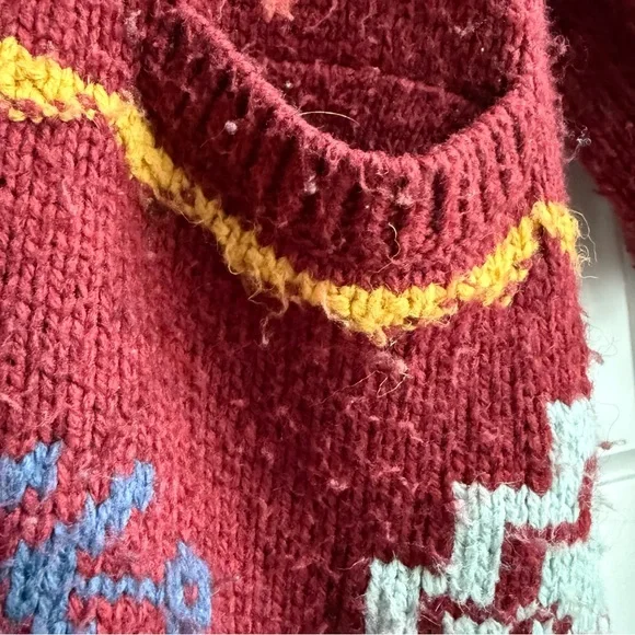 Sundance Burgundy Tayen Coatigan Sz S - Picture 5 of 8